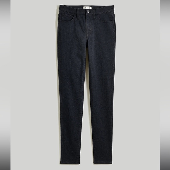 Madewell 9" Mid-Rise Roadtripper Skinny Jeans in Bennett Wash Size 26 - Picture 4 of 14